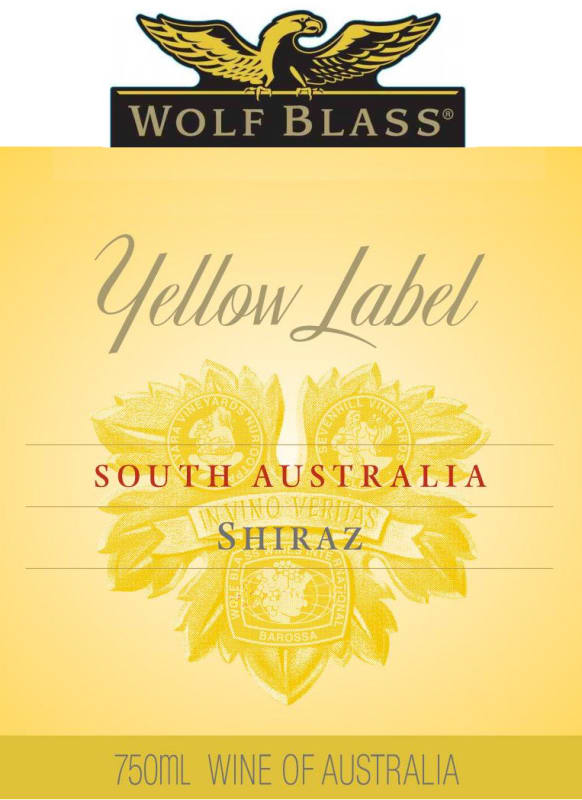 Wolf Blass Yellow Label Shiraz 2011 Front Label