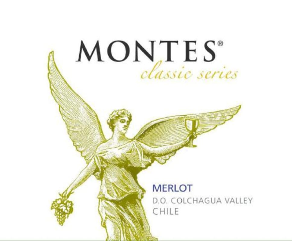 Montes Merlot 2011 Front Label
