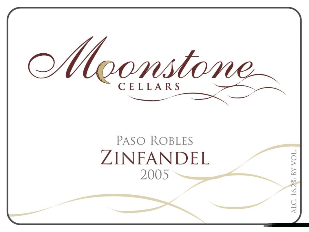 Moonstone Cellars Zinfandel 2005 Front Label