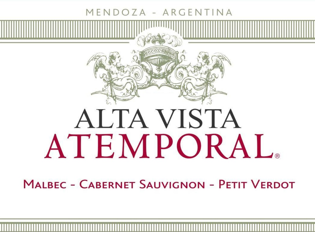 Alta Vista Atemporal Red Blend 2011 Front Label