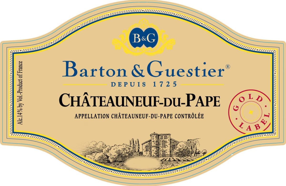 Barton & Guestier Chateauneuf-du-Pape 2011 Front Label