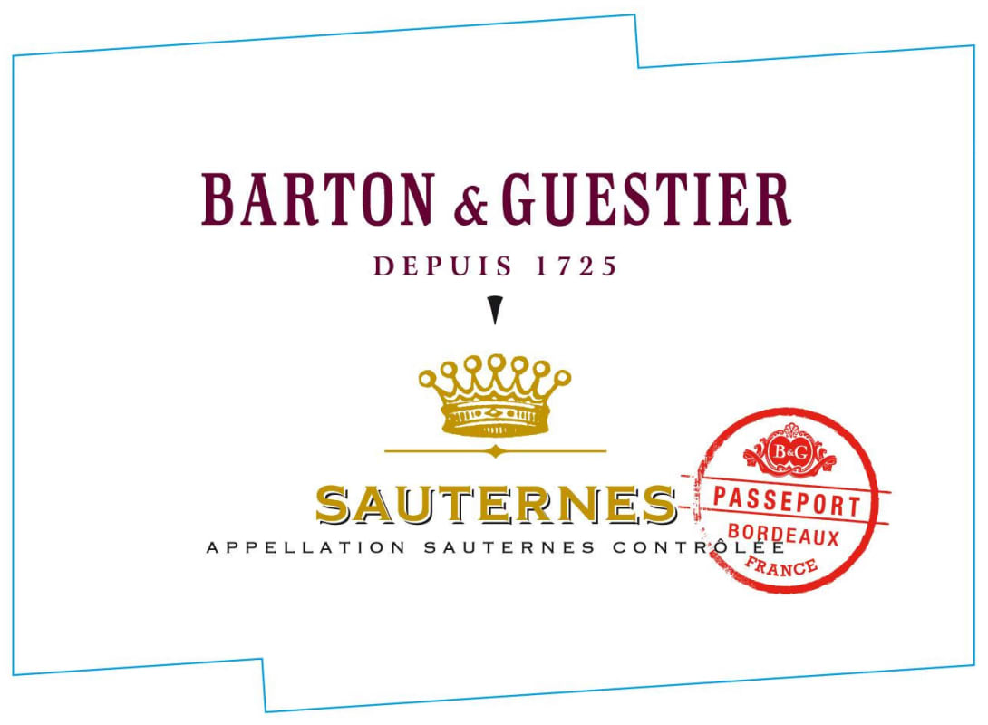 Barton & Guestier Sauternes 2011 Front Label