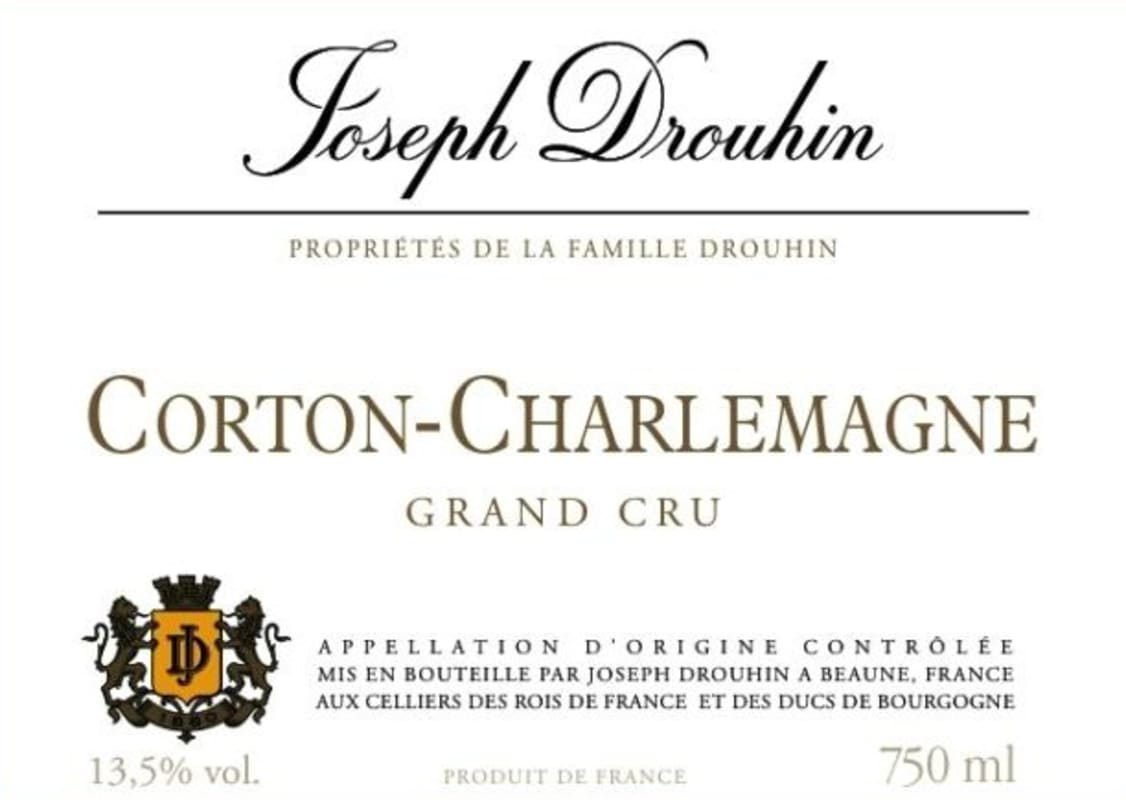 Joseph Drouhin Corton-Charlemagne Grand Cru 2011 Front Label