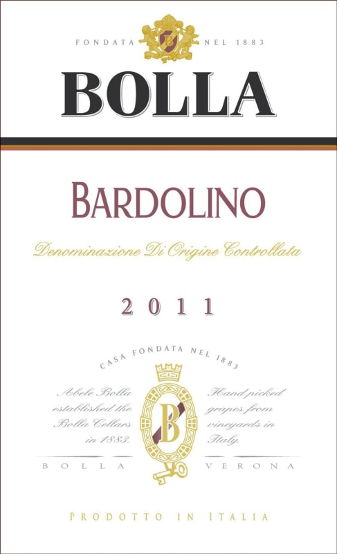 Bolla Bardolino 2011 Front Label