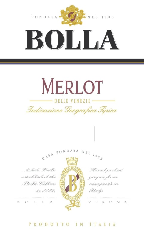 Bolla Merlot 2011 Front Label