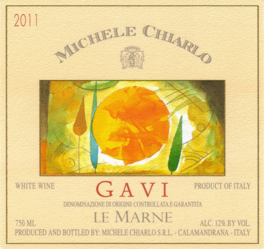 Michele Chiarlo Gavi 2011 Front Label