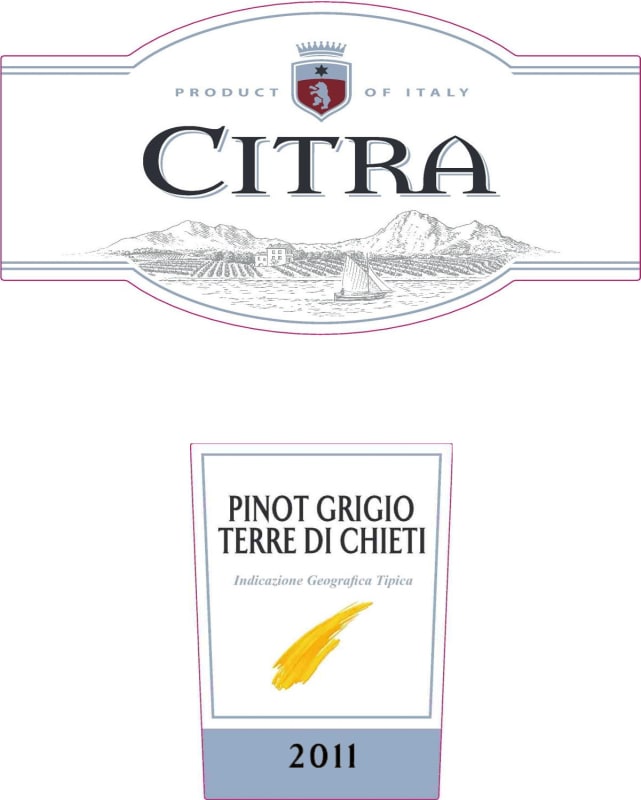 Citra Pinot Grigio 2011 Front Label