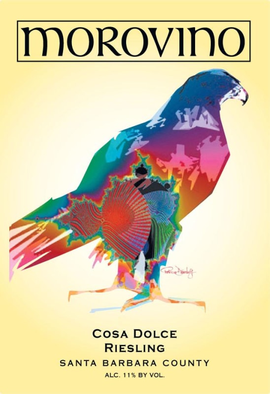 Morovino Wines Cosa Dolce 2015 Front Label