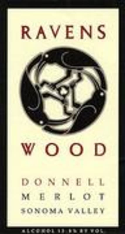 Ravenswood Donnell Ranch Merlot 1999 Front Label