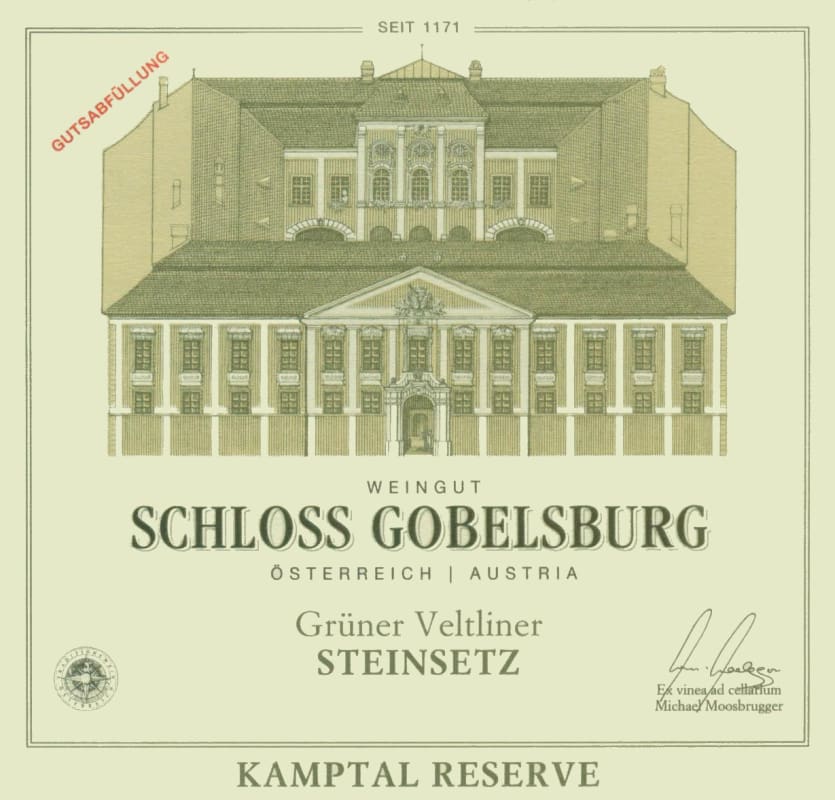 Schloss Gobelsburg Ried Steinsetz Gruner Veltliner 2011 Front Label
