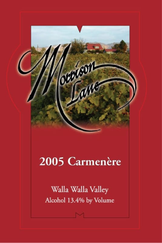 Morrison Lane Carmenere 2005 Front Label