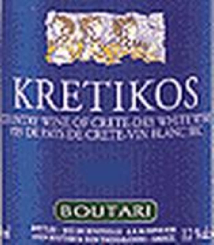 Boutari Kretikos White Front Label