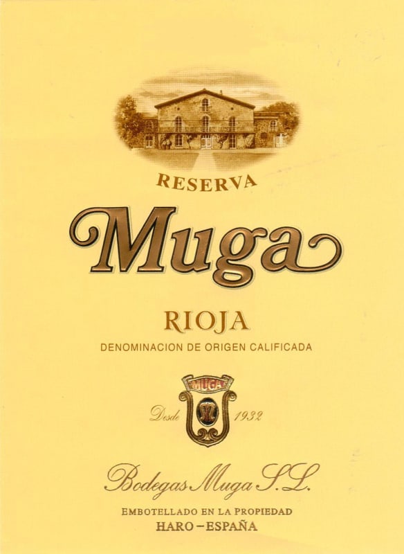 Bodegas Muga Reserva 2011 Front Label