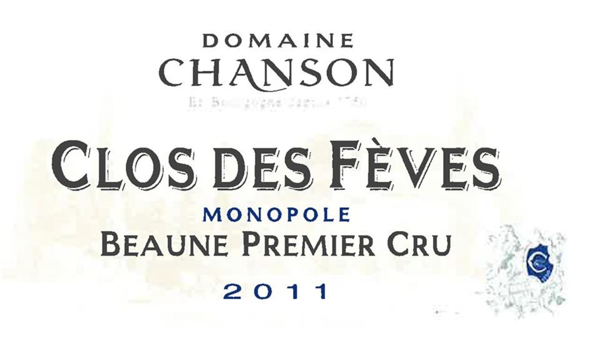 Domaine Chanson Beaune Clos des Feves 2011 Front Label