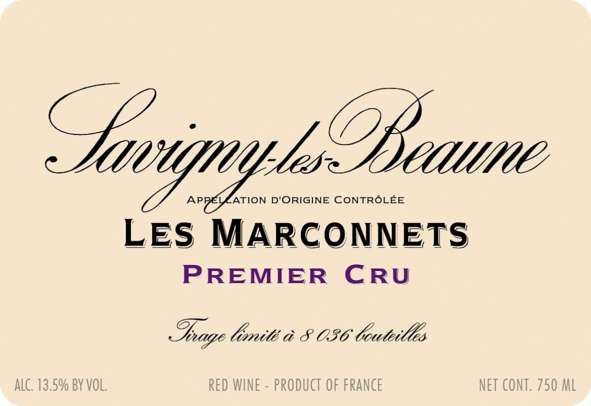 Domaine de la Vougeraie Savigny-les-Beaune Les Marconnets Premier Cru 2011 Front Label