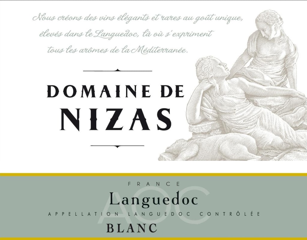 Domaine de Nizas Languedoc Blanc 2011 Front Label