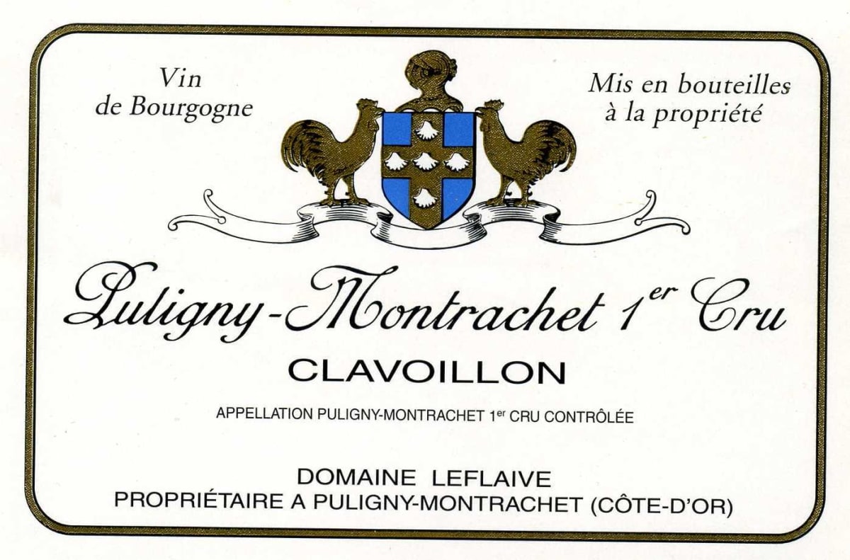 Domaine Leflaive Puligny-Montrachet Clavaillon Premier Cru 2011 Front Label