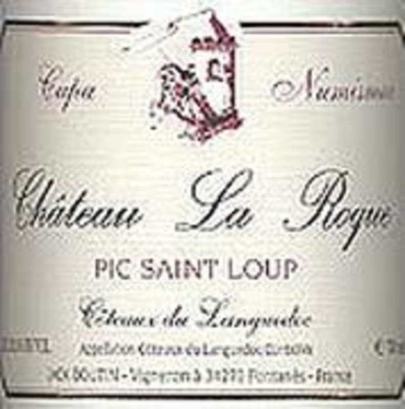Chateau La Roque Pic St. Loup Cupa Numismae 2000 Front Label