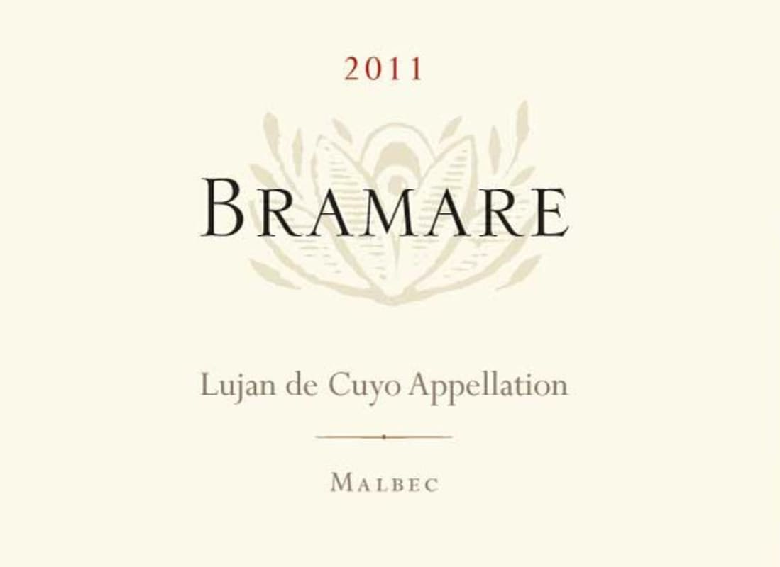 Vina Cobos Lujan de Cuyo Bramare Malbec 2011 Front Label