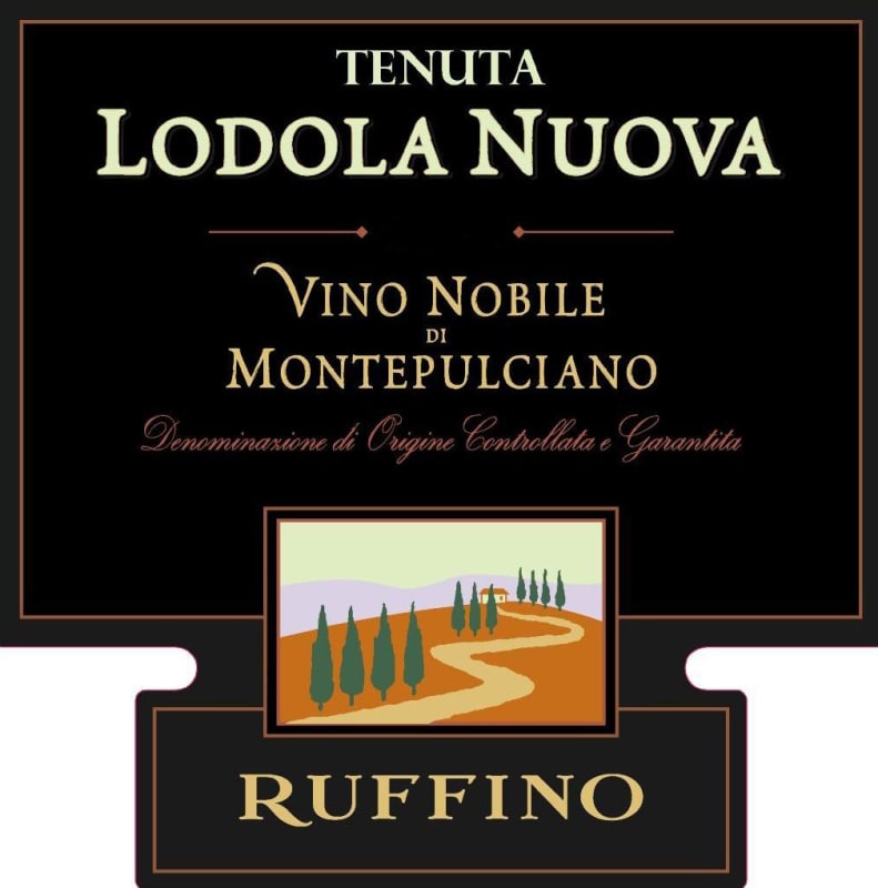 Ruffino Vino Nobile di Montepulciano Lodola Nuova 2011 Front Label