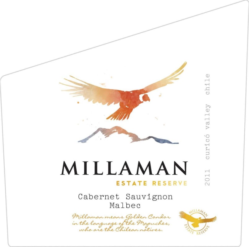 Millaman Cabernet Sauvignon Malbec 2011 Front Label