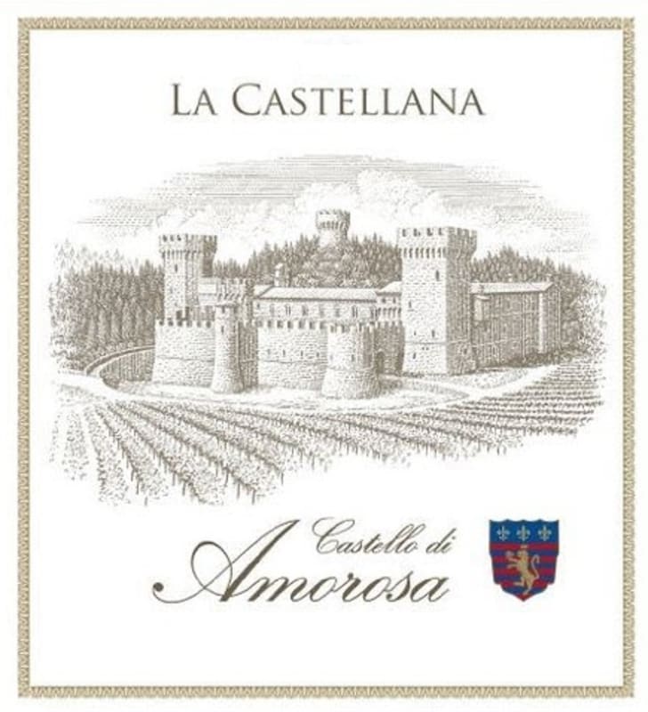 Castello di Amorosa La Castellana Reserve Super Tuscan Blend 2008 Front Label