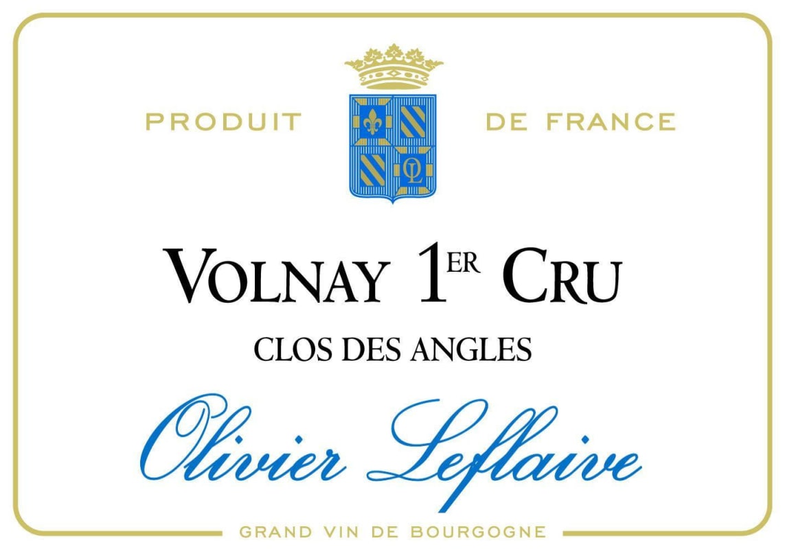 Olivier Leflaive Volnay Clos des Angles Premier Cru 2011 Front Label