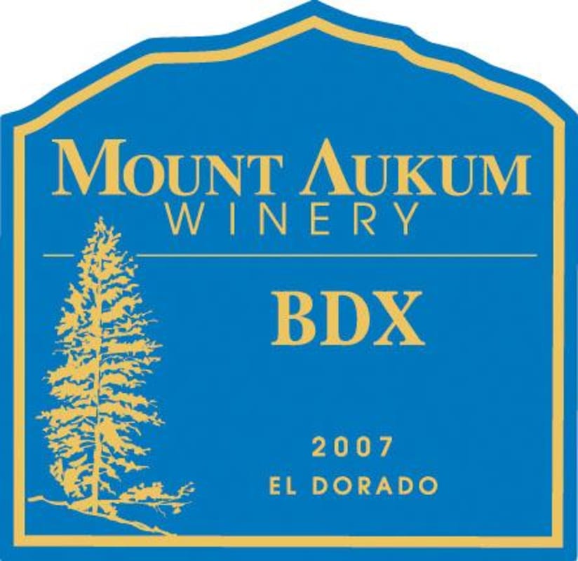 Mount Aukum Winery BDX 2007 Front Label