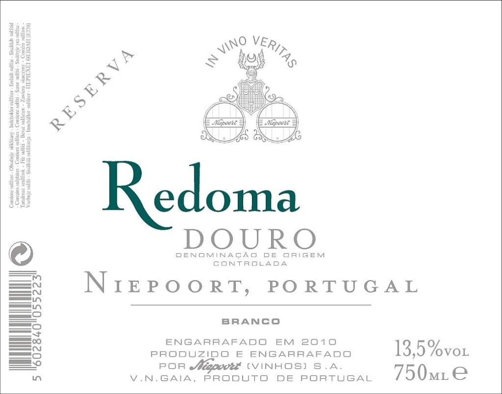 Niepoort Douro Redoma Reserva Branco 2011 Front Label