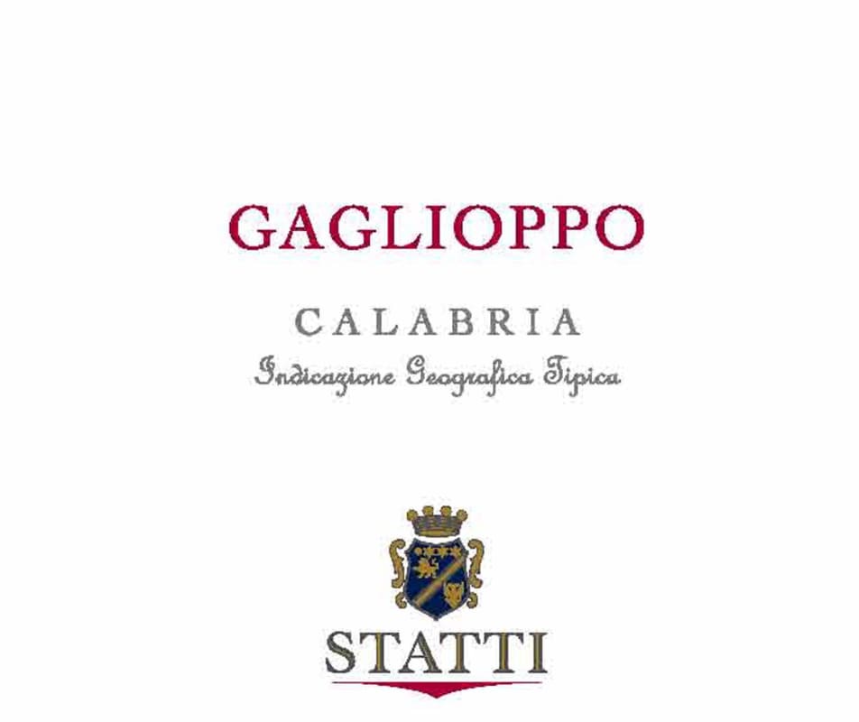 Statti Calabria Gaglioppo 2011 Front Label
