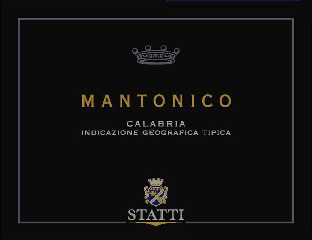 Statti Mantonico Bianco 2011 Front Label