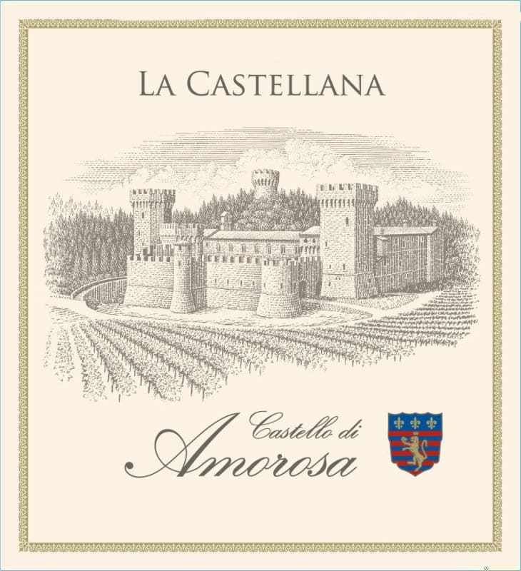 Castello di Amorosa La Castellana Reserve Super Tuscan Blend 2011 Front Label