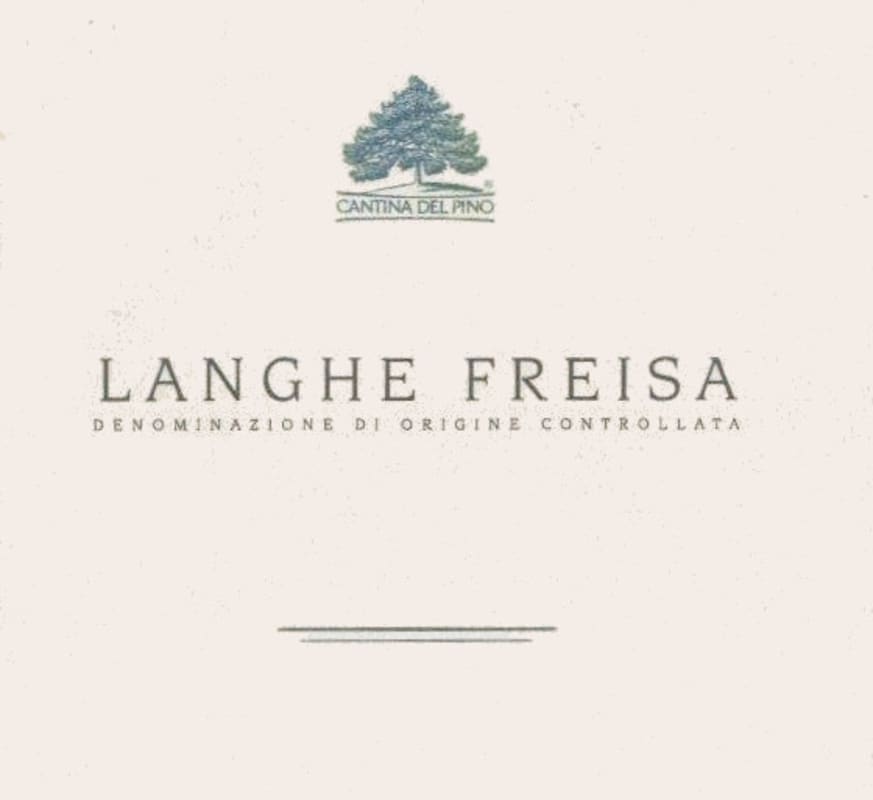 Cantina del Pino Langhe Freisa 2011 Front Label