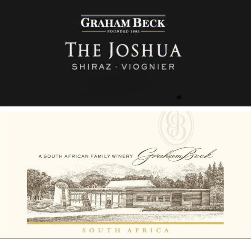 Graham Beck The Joshua Shiraz Viognier 2011 Front Label
