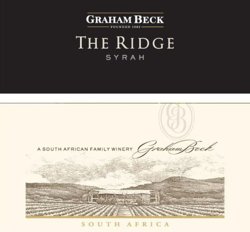 Graham Beck The Ridge Syrah 2011 Front Label