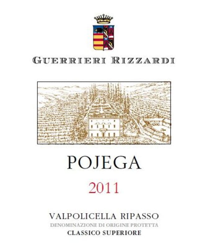 Rizzardi Valpolicella Pojega 2011 Front Label