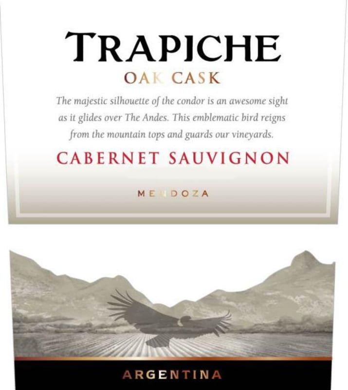 Trapiche Oak Cask Cabernet Sauvignon 2011 Front Label