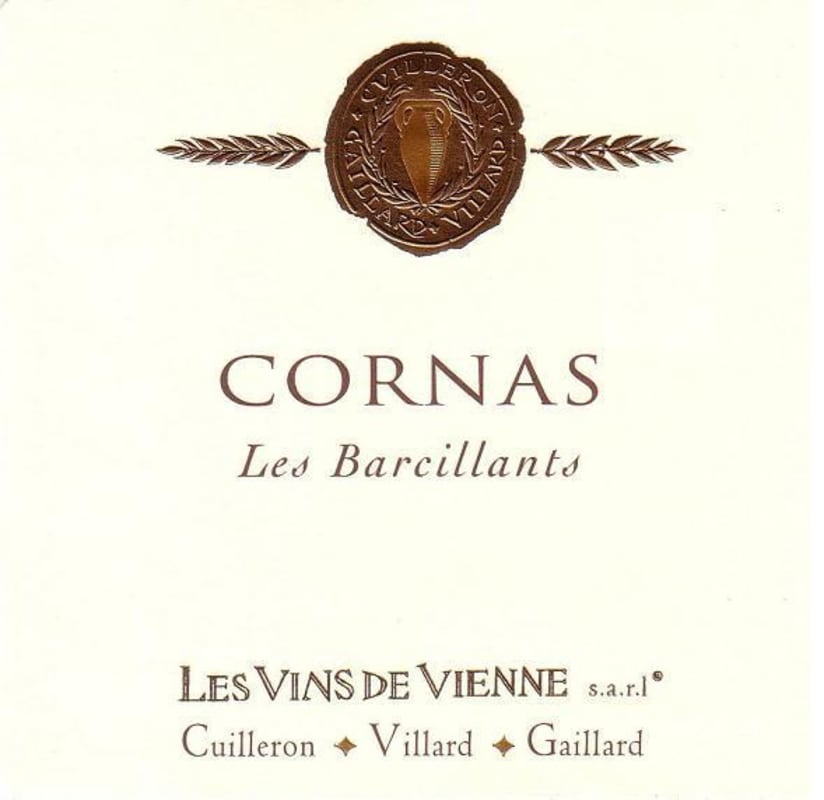 Vins de Vienne Cornas Les Barcillants 2011 Front Label