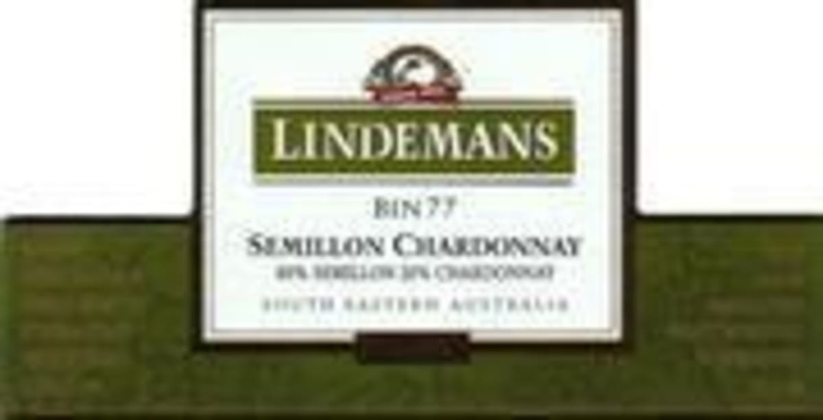 Lindeman’s Bin Series Bin 77 Semillon Chardonnay 2001 Front Label