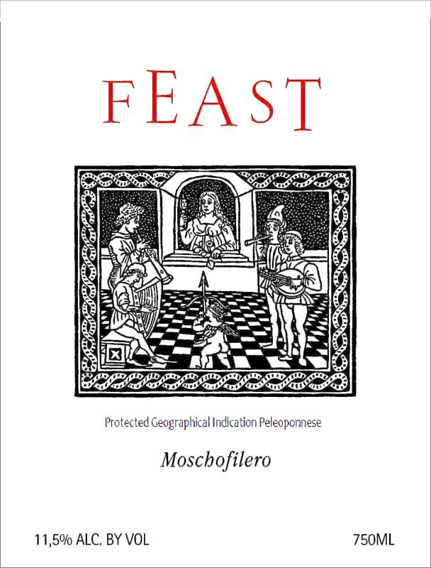 Semeli Feast Moschofilero 2011 Front Label