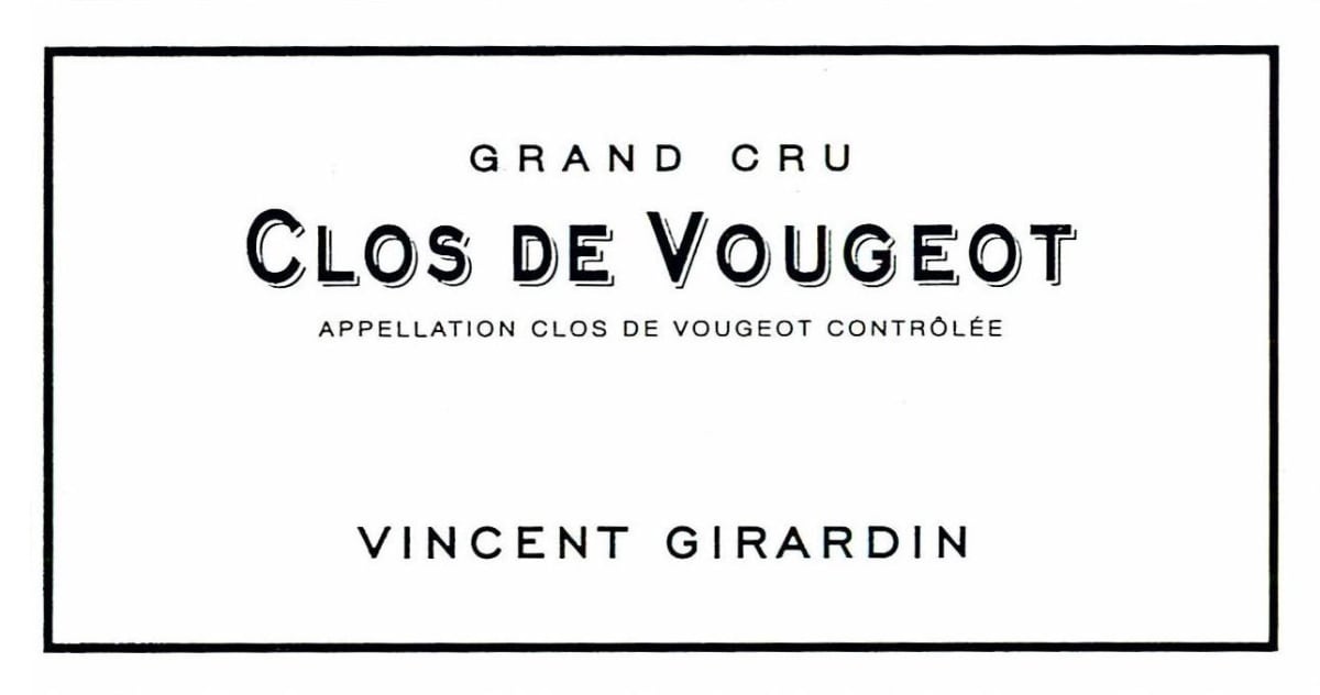Vincent Girardin Clos de Vougeot Grand Cru 2011 Front Label