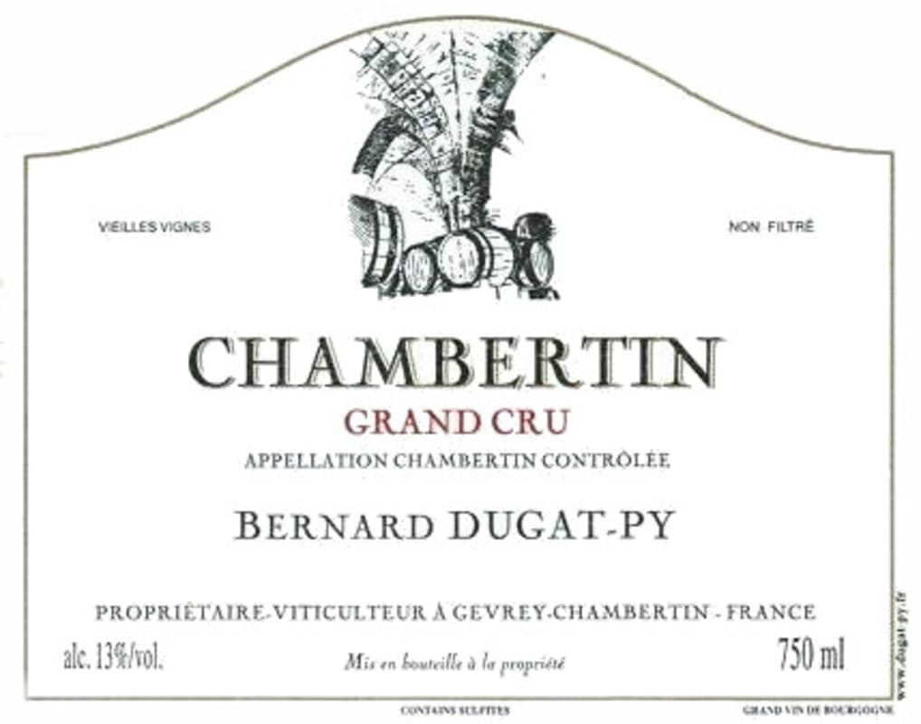 Dugat-Py Chambertin Grand Cru 2011 Front Label