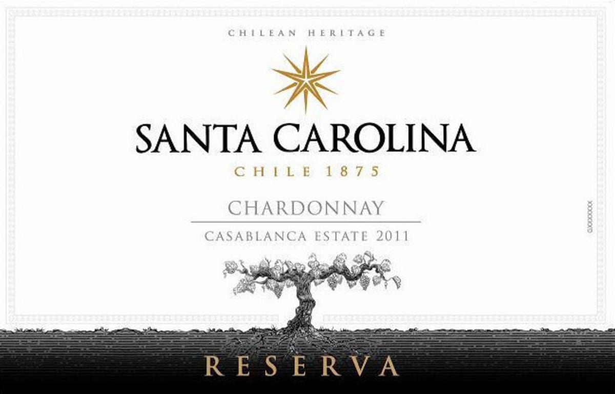 Santa Carolina Reserve Chardonnay 2011 Front Label