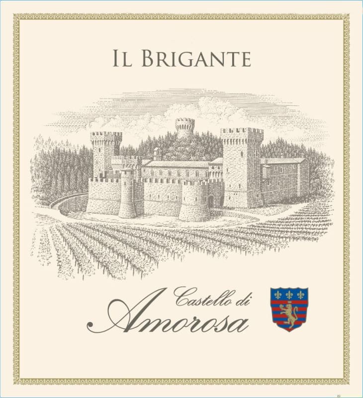 Castello di Amorosa Il Brigante 2011 Front Label