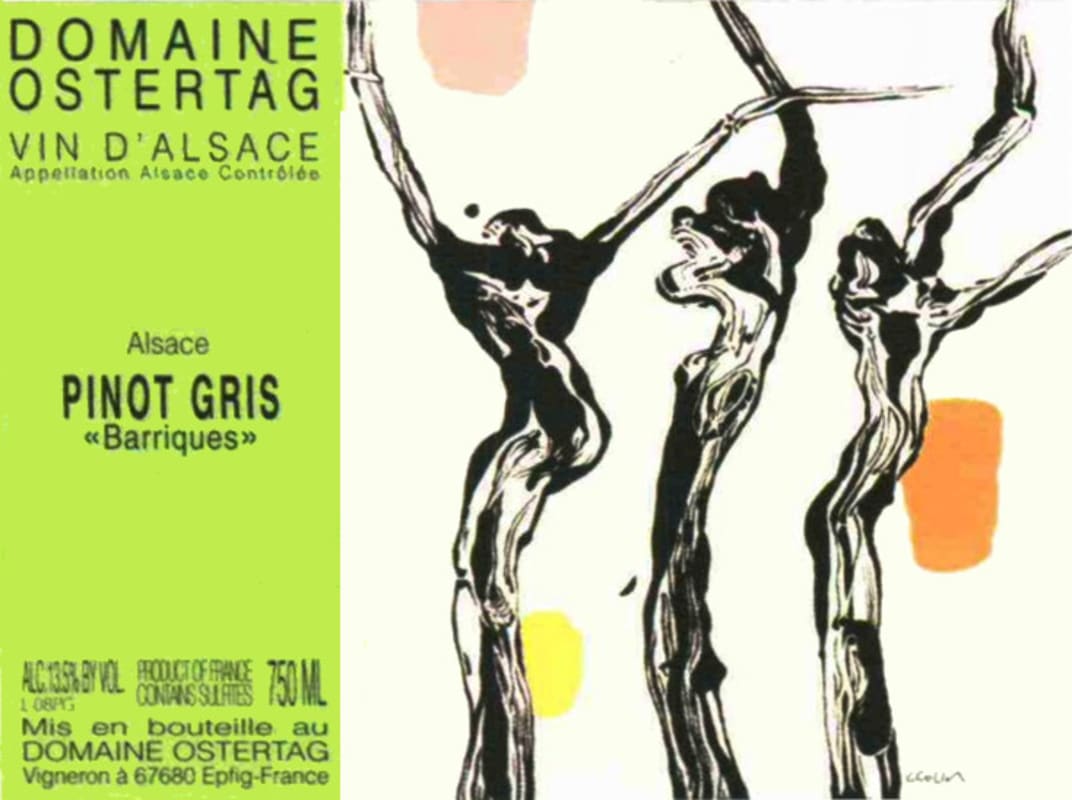 Ostertag Barriques Pinot Gris 2011 Front Label