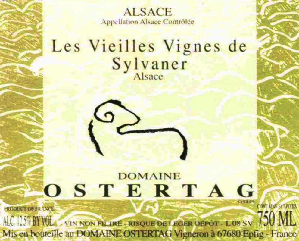 Ostertag Vieille Vignes Sylvaner 2011 Front Label