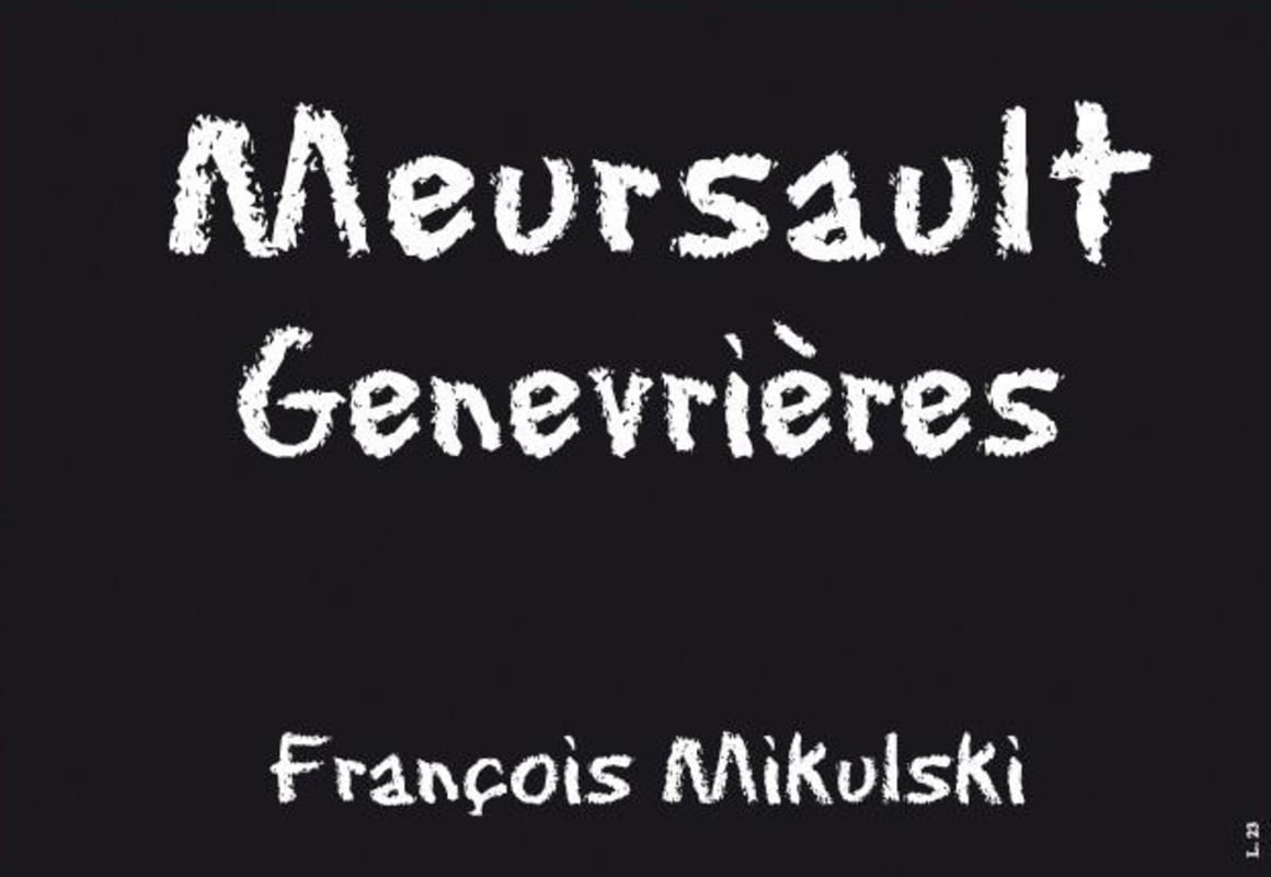 Domaine Francois Mikulski Mersault Les Genvrieres Premier Cru 2011 Front Label