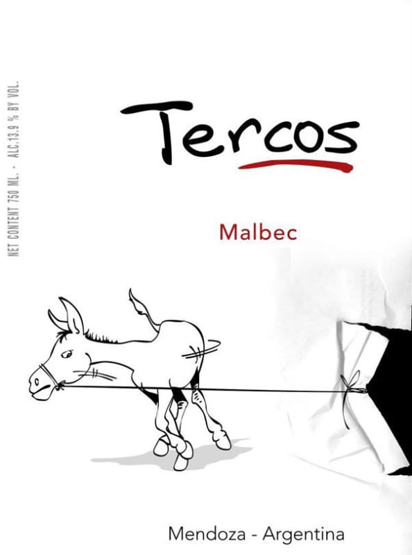 Tercos Malbec 2011 Front Label