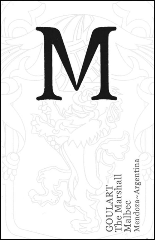 Bodega Goulart The Marshall Malbec 2011 Front Label