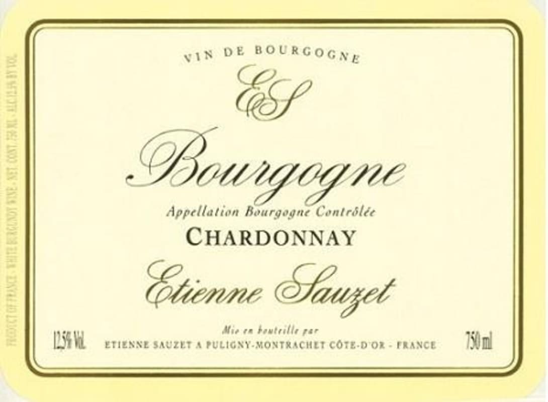Domaine Etienne Sauzet Bourgogne Blanc 2011 Front Label